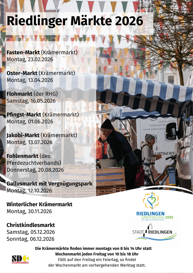 Marktkalender 2026