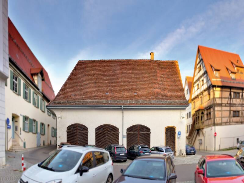 Geplante Markt- und Manufakturenhalle im Zusammenhang mit der Genuss-Stadt Riedlingen in der Altstadt