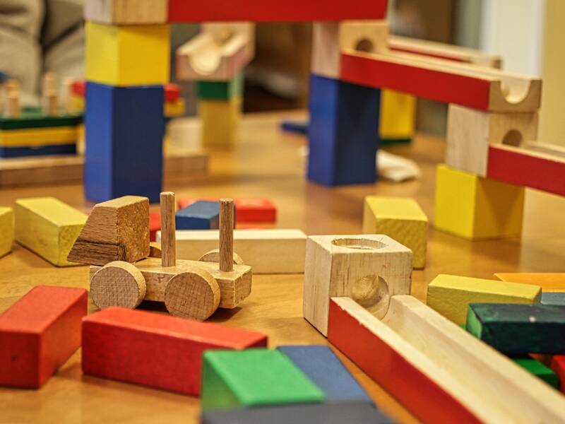 Bauklötze im Kindergarten (Beispielbild)